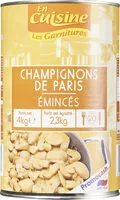Mängden socker i Champignons de paris