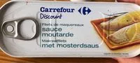 Mängden socker i Filets de maquereaux sauce moutarde