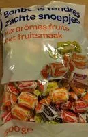 Mängden socker i Bonbons tendres Saveurs fruits