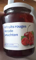 Mängden socker i 4 fruits rouges