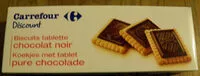 Mängden socker i Biscuits tablette chocolat noir