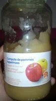 Mängden socker i Compote de pommes allégée en sucres*