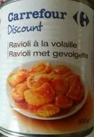 Mängden socker i Ravioli à la volaille