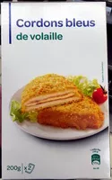 Mängden socker i Cordons bleus de volaille