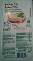Mängden socker i Pâté de foie de porc Qualité Supérieure