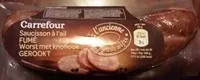 Mängden socker i Saucisson à l'ail à l'Ancienne Fumé au bois de hêtre