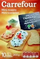 Mängden socker i Mini tostadas