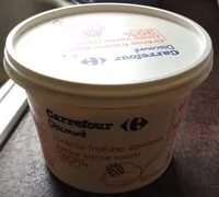 Mängden socker i Crème fraîche épaisse