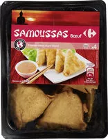 Mängden socker i Samoussas bœuf