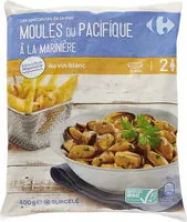 Mängden socker i Moules du Pacifique à la marinière au vin blanc