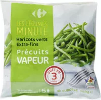 Mängden socker i Les Légumes Minute - Haricots verts Extra-fins