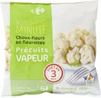 Mängden socker i Les légumes minute Choux-fleurs en fleurettes