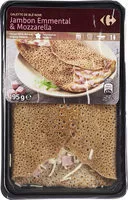 Mängden socker i Galette de blé noir Jambon Fromages