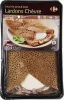 Mängden socker i Galette de blé noir lardons chèvre