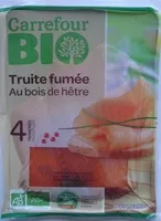 Mängden socker i Truite fumée Au bois de hêtre