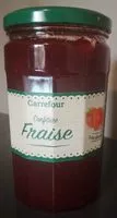 Mängden socker i Confiture fraise