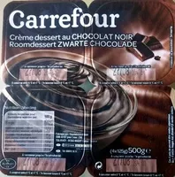Mängden socker i Crème dessert chocolat noir