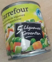 Mängden socker i Macédoine de légumes