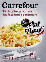 Mängden socker i Tagliatelle carbonara