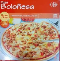 Mängden socker i Pizza Boloñesa