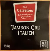 Mängden socker i Jambon cru italien