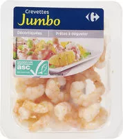 Mängden socker i Crevettes Jumbo