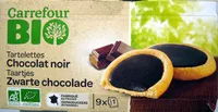 Mängden socker i Tartelettes au Chocolat noir