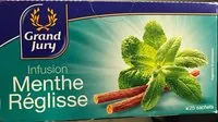 Mängden socker i 38G Infusion Reglisse Menthe Grand Jury