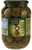 Mängden socker i Aceitunas verdes gordal sin hueso