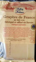 Mängden socker i Gruyère de France au lait cru