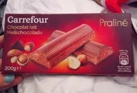 Mängden socker i Chocolat au lait fourrage praline