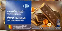 Mängden socker i Chocolat noir fourrage praline