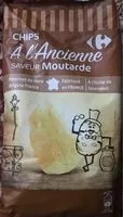 Mängden socker i Chips À l'Ancienne Saveur Moutarde