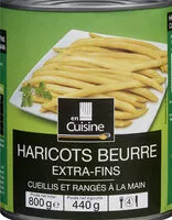 Mängden socker i Haricots beurre extra-fins