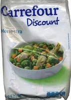 Mängden socker i Menestra congelada