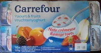Mängden socker i Crémeux FRAMBOISE PECHE FRAISE ABRICOT