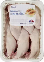 Mängden socker i Cuisses de poulet avec portion de dos
