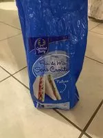 Mängden socker i Pain de Mie sans croûte nature tranché