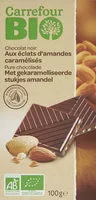 Mängden socker i NOIR éclats d'Amandes caramélisés