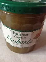 Mängden socker i Confiture rhubarbe