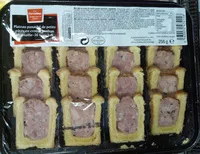 Mängden socker i Plateau Panaché De Petit Pâté En Croute Jambon Et Volaille 16 Tranches