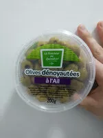 Mängden socker i Olives a l'ail dénoyautées