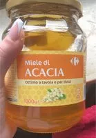 Mängden socker i Miele di acacia