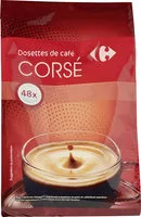 Mängden socker i Dosettes de café corsé