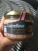 Mängden socker i Terrine De Campagne à L'ancienne