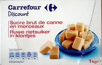 Mängden socker i Sucre Brut de Canne en Morceaux