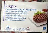 Mängden socker i 10 Burgers Hachés au boeuf*