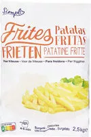 Mängden socker i Frites pour friteuse