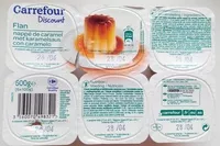 Mängden socker i Flan nappé de caramel