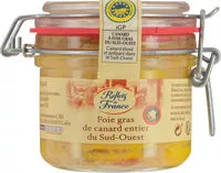 Mängden socker i Foie gras de canard entier du sud-ouest